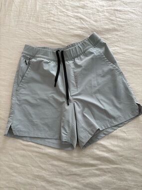 Men's Public Rec Gray Athletic Drawstring Shorts